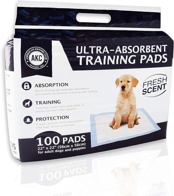 Kennel Club Scented Puppy Training Pads with Ultra Absorbent Quick Dry Gel