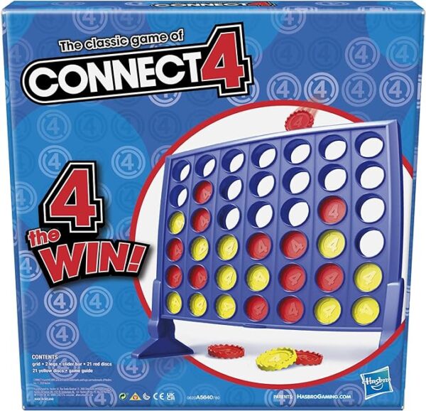 Hasbro Gaming Connect 4 Classic Grid,4 in a Row Game - Image 3