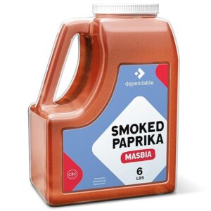 Dependable Food Smoked Sweet Paprika -6 Lb. Jar
