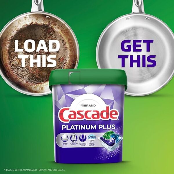 Cascade Platinum Plus Dishwasher Pod - Image 2