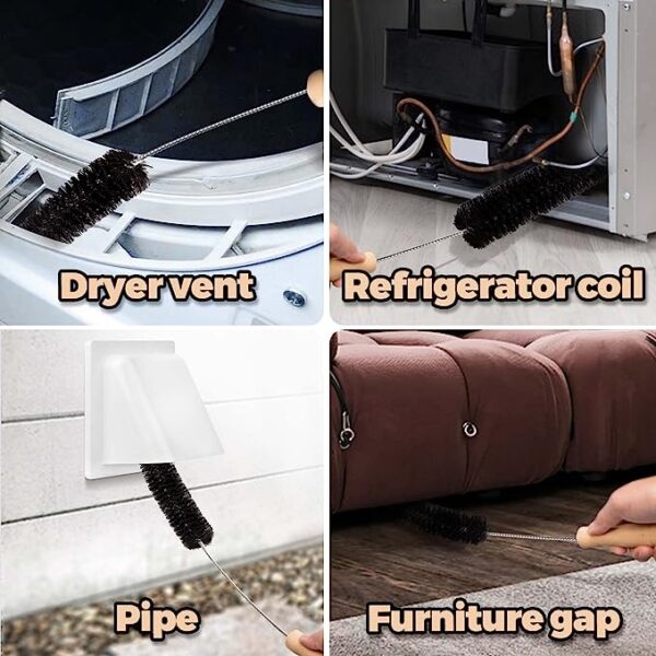 Holikme 2 Pack Dryer Vent Cleaner Kit - Image 3