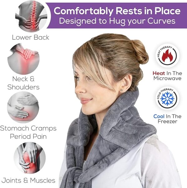 Microwave Heating Pad for Lower Back Pain Relief - Image 3