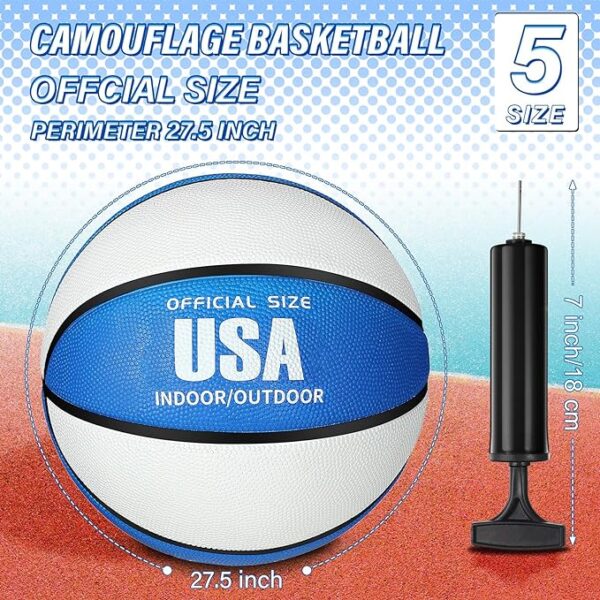 Lenwen 12 Pieces Rubber Basketball - Image 2