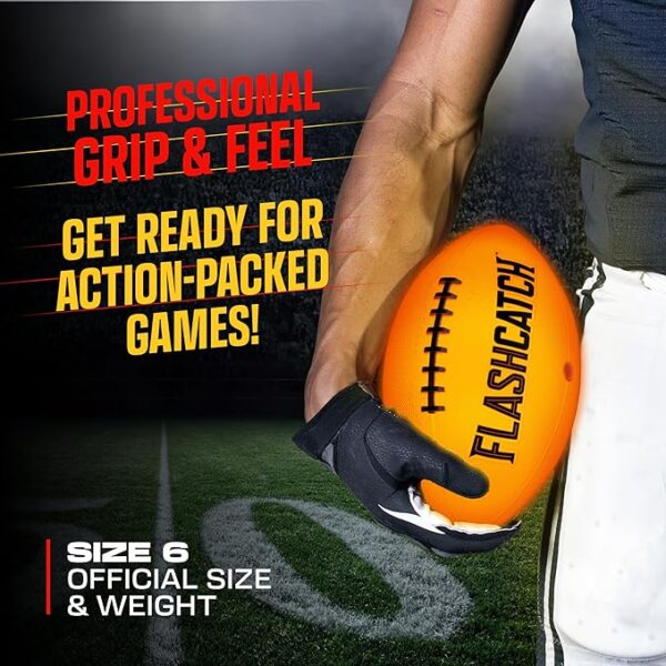 Glow-in-the-Dark Football - Birthday Gift for Boys Ages 8-15 - Image 2